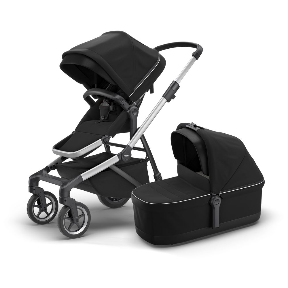 THULE SLEEK MIDNIGHT BLACK S KORBIČKOU - 1