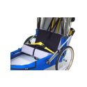 WIKE SPECIAL NEEDS LARGE YELLOW/BLUE speciální vozík za kolo pro větší děti do 150cm - 7