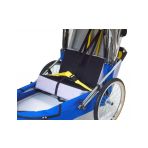 WIKE SPECIAL NEEDS LARGE YELLOW/BLUE speciální vozík za kolo pro větší děti do 150cm - 7