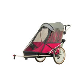 WIKE SPECIAL NEEDS LARGE RED/BLACK speciální vozík za kolo pro větší děti do 150cm - 1