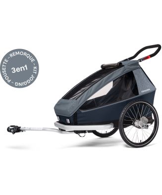 CROOZER KID FOR 1 PLUS Vaaya GRAPHITE BLUE 3v1 - 1