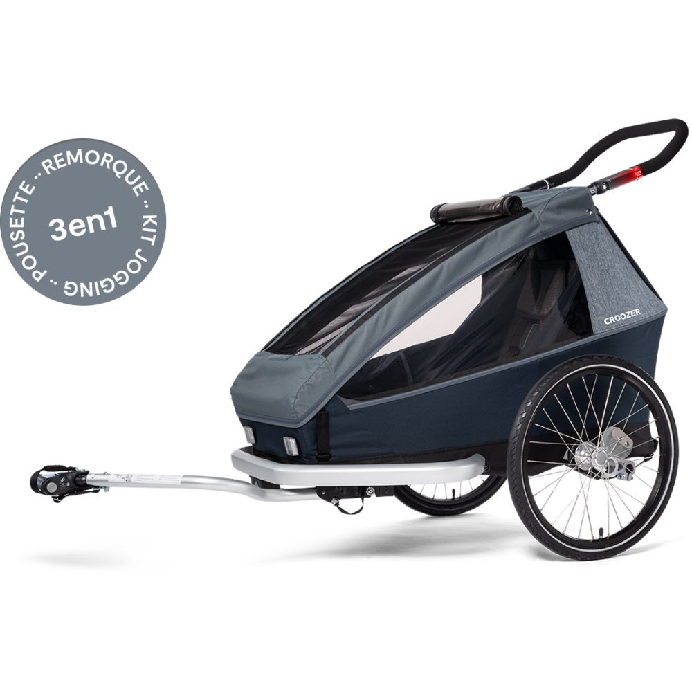 CROOZER KID FOR 1 PLUS Vaaya GRAPHITE BLUE 3v1 - 1