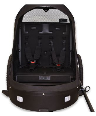 WIKE PREMIUM Double Suspension - Black odpružený vozík za kolo 3v1 s bočním větráním - 5