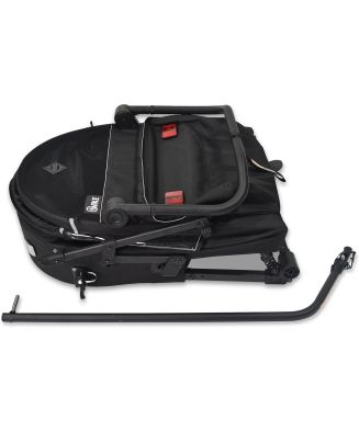 WIKE PREMIUM Double Suspension - Black odpružený vozík za kolo 3v1 s bočním větráním - 6
