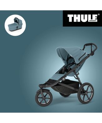 THULE URBAN GLIDE 3 MID BLUE SINGLE 2025 Magnetic Buckle + Korbička Thule Urban glide & glide