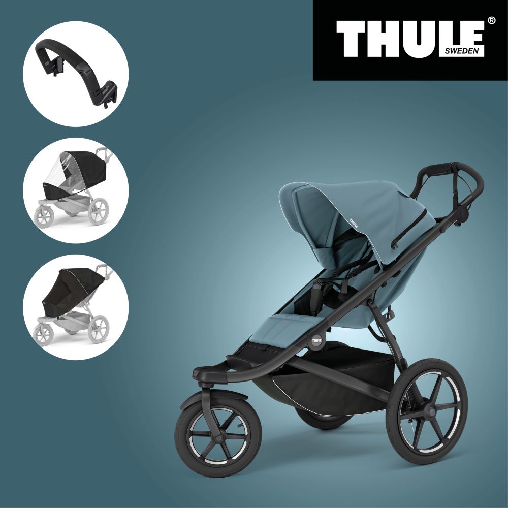 Akční set THULE URBAN GLIDE 3 MID BLUE Magnetic Buckle + Madlo + Pláštěnka + Moskytiera - 1