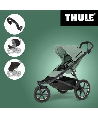 Akční set THULE URBAN GLIDE 3 MIST GREEN SINGLE MB+ Madlo + Pláštěnka + Moskytiera - 1