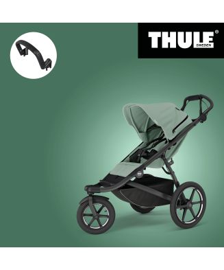 Akční set THULE URBAN GLIDE 3 MIST GREEN SINGLE Magnetic Buckle + Madlo - 1