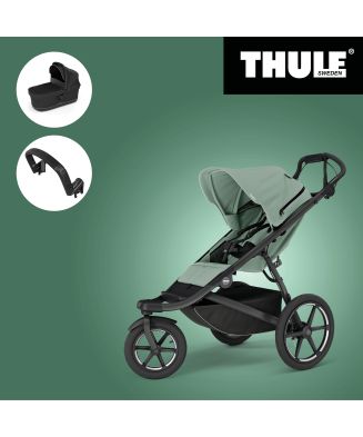THULE URBAN GLIDE 3 MIST GREEN SINGLE 2025 Magnetic Buckle + Korbička + Madlo Thule Urban glide & glide