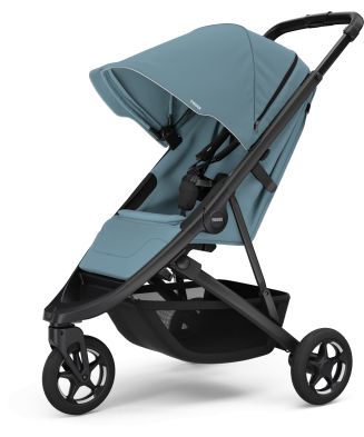 THULE Spring 2 Majolica Mid Blue on Black - 1