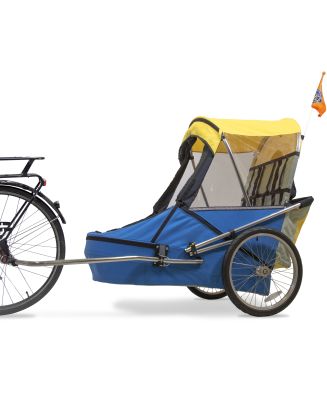 WIKE SPECIAL NEEDS X-LARGE YELLOW/BLUE  speciální vozík za kolo pro velké děti a dospělé - 1