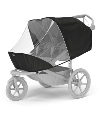 THULE URBAN GLIDE 3 BLACK DOUBLE 2025 Magnetic Buckle + 2x Madlo + Pláštěnka + Moskytiera Thule Urban glide & glide