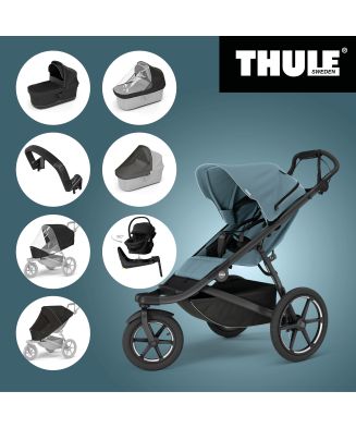 THULE URBAN GLIDE 3 MID BLUE SINGLE 2025 MB+Korba+Madlo+Plášť+Moskyt+Maple +ISO - 1