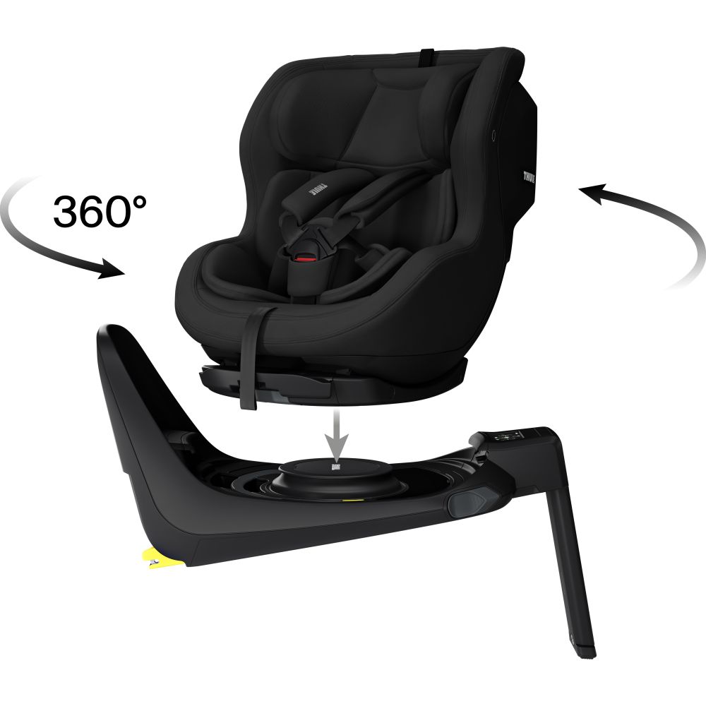 Thule Elm autosedačka pro batolata Black + ISOFIX základna Alfi - 1