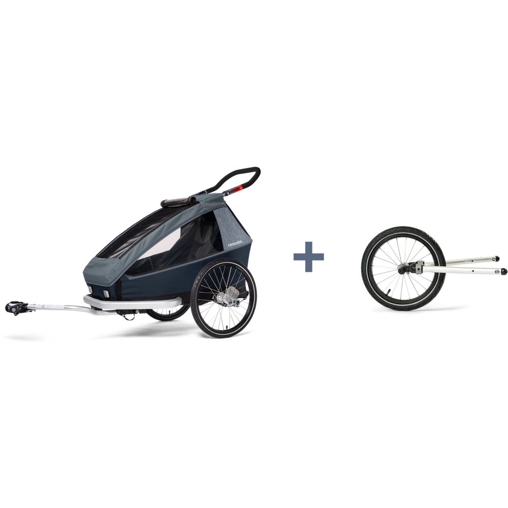 CROOZER KID FOR 1 PLUS Vaaya GRAPHITE BLUE 3v1 - 1