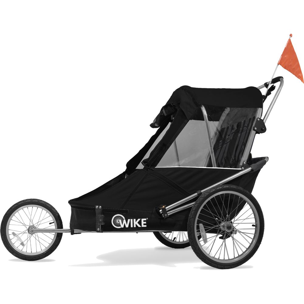 WIKE SPECIAL NEEDS LARGE GREY-BLACK speciální vozík za kolo pro větší děti do 150cm - 1