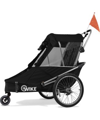 WIKE SPECIAL NEEDS LARGE GREY-BLACK speciální vozík za kolo pro větší děti do 150cm - 4