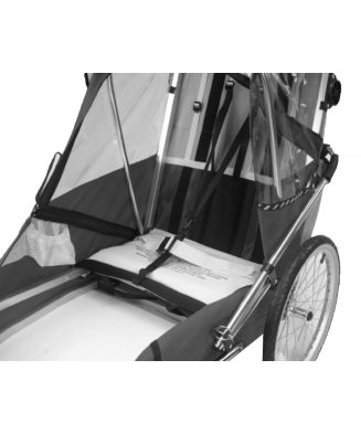 WIKE SPECIAL NEEDS LARGE GREY-BLACK speciální vozík za kolo pro větší děti do 150cm - 6