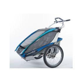 THULE CTS CX2 BLUE DISC + BIKE odpružený a bržděný vozík za kolo s bočním větráním - 1