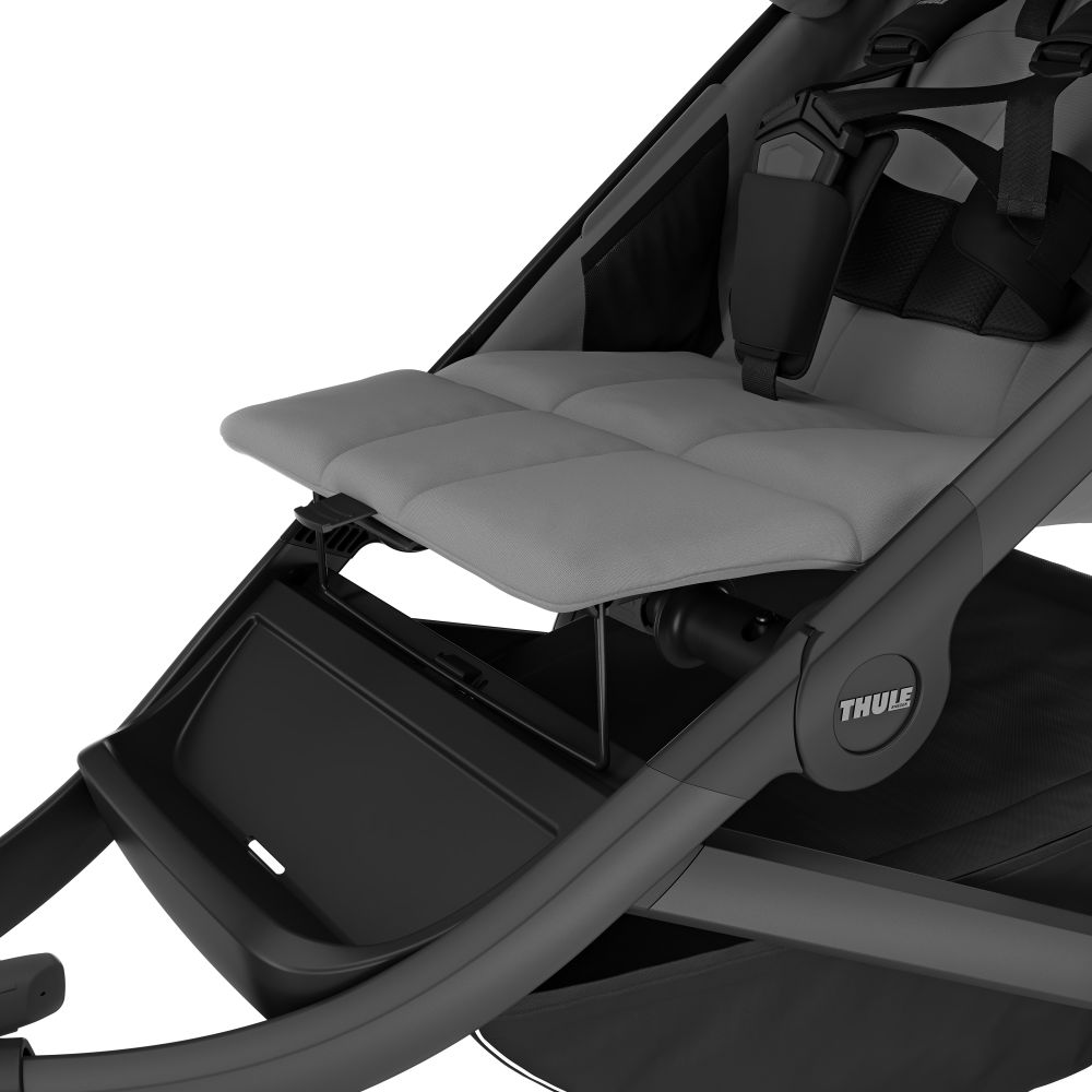 THULE SLEEK MIDNIGHT BLACK S KORBIČKOU městský kočárek - 1
