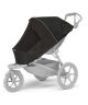 THULE SLEEK MIDNIGHT BLACK S KORBIČKOU městský kočárek - 11